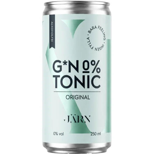 JÄRN G*N & Tonic, färdig mocktail