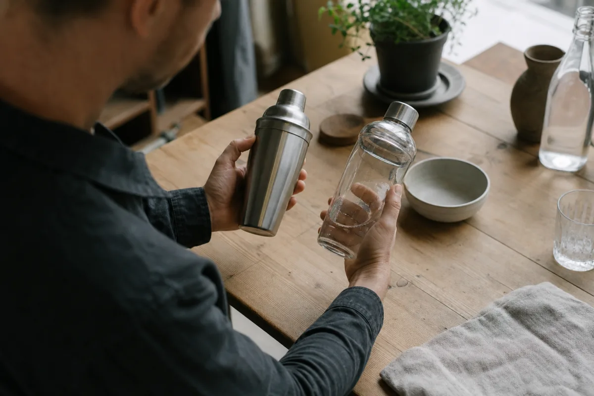 Shaker i stål eller glas – vad funkar bäst i praktiken?