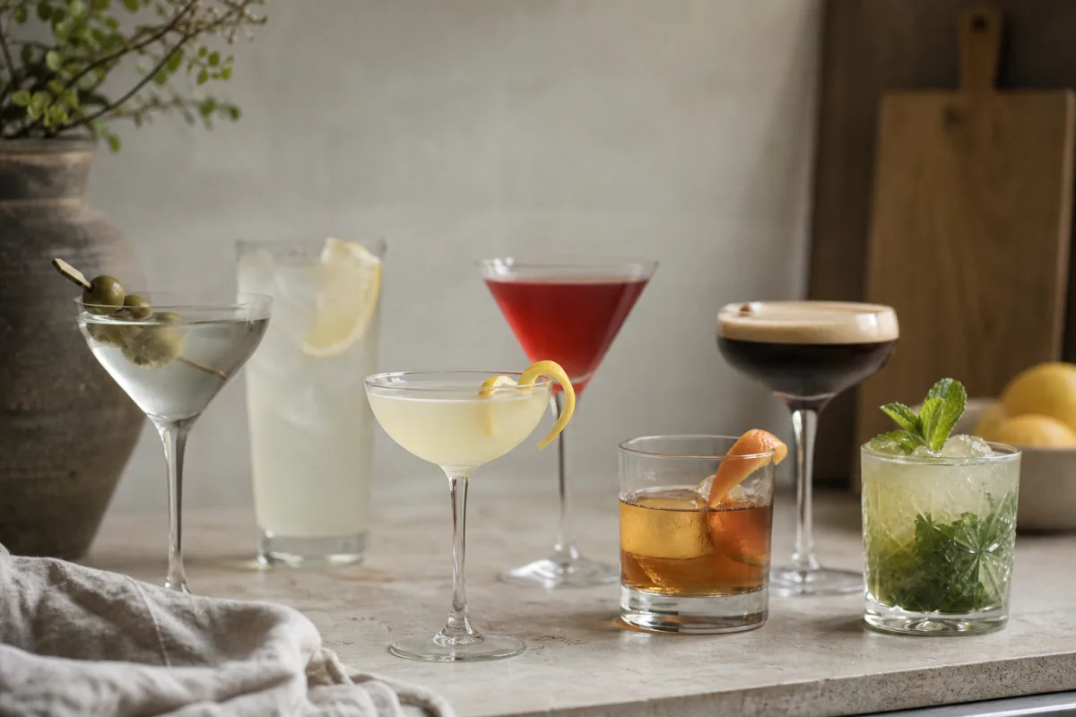 7 klassiska cocktails alla borde kunna blanda