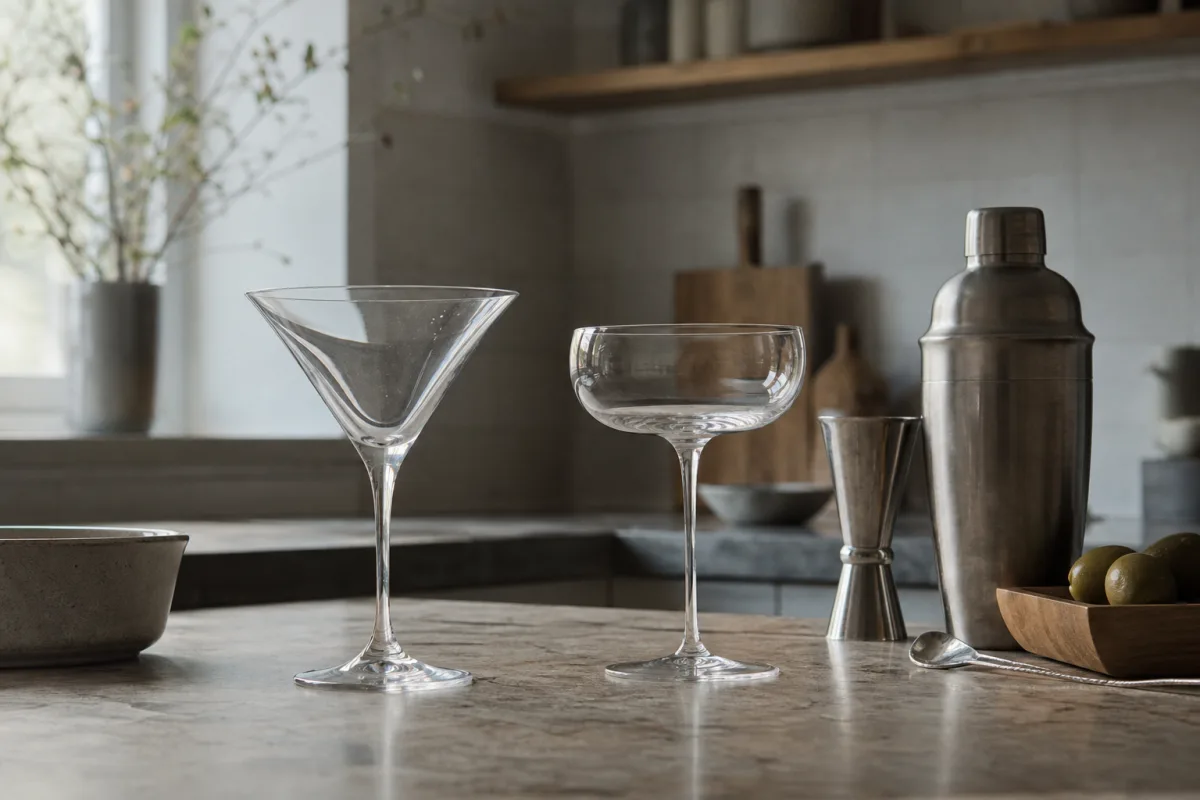 Martini eller coupette – skillnaden som avgör serveringen