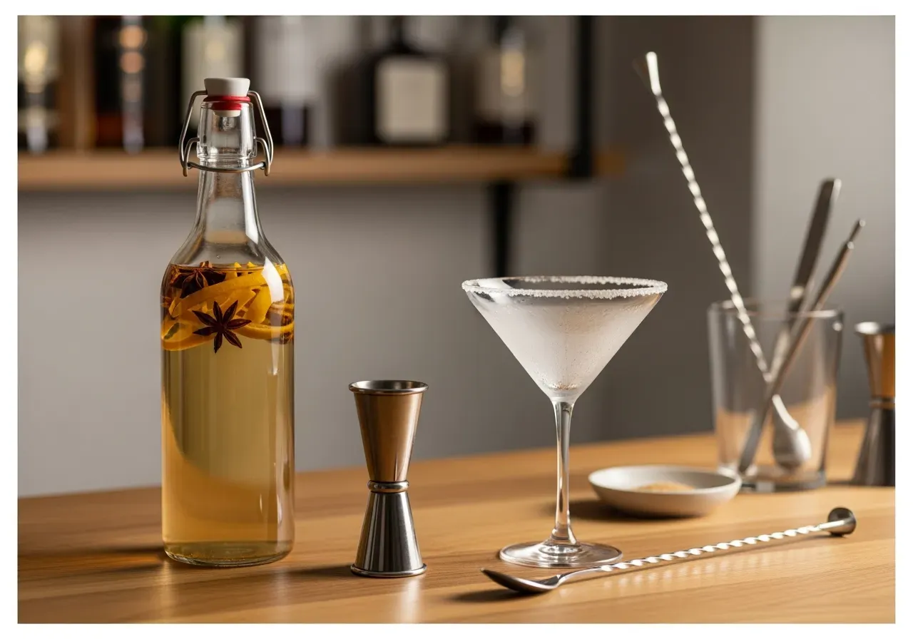 Istång i hemmabaren för ren isservering