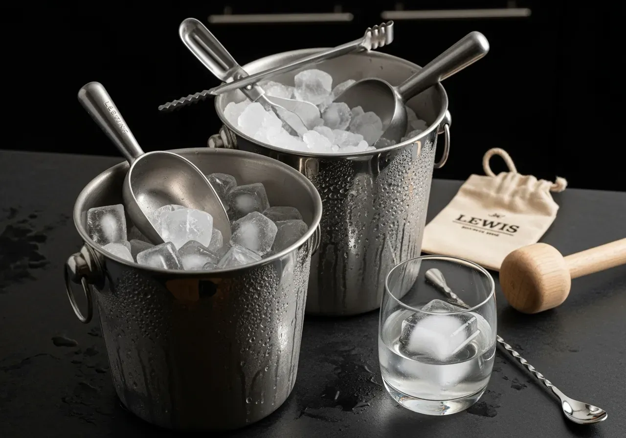 Rätt isskopsstorlek för drinkar