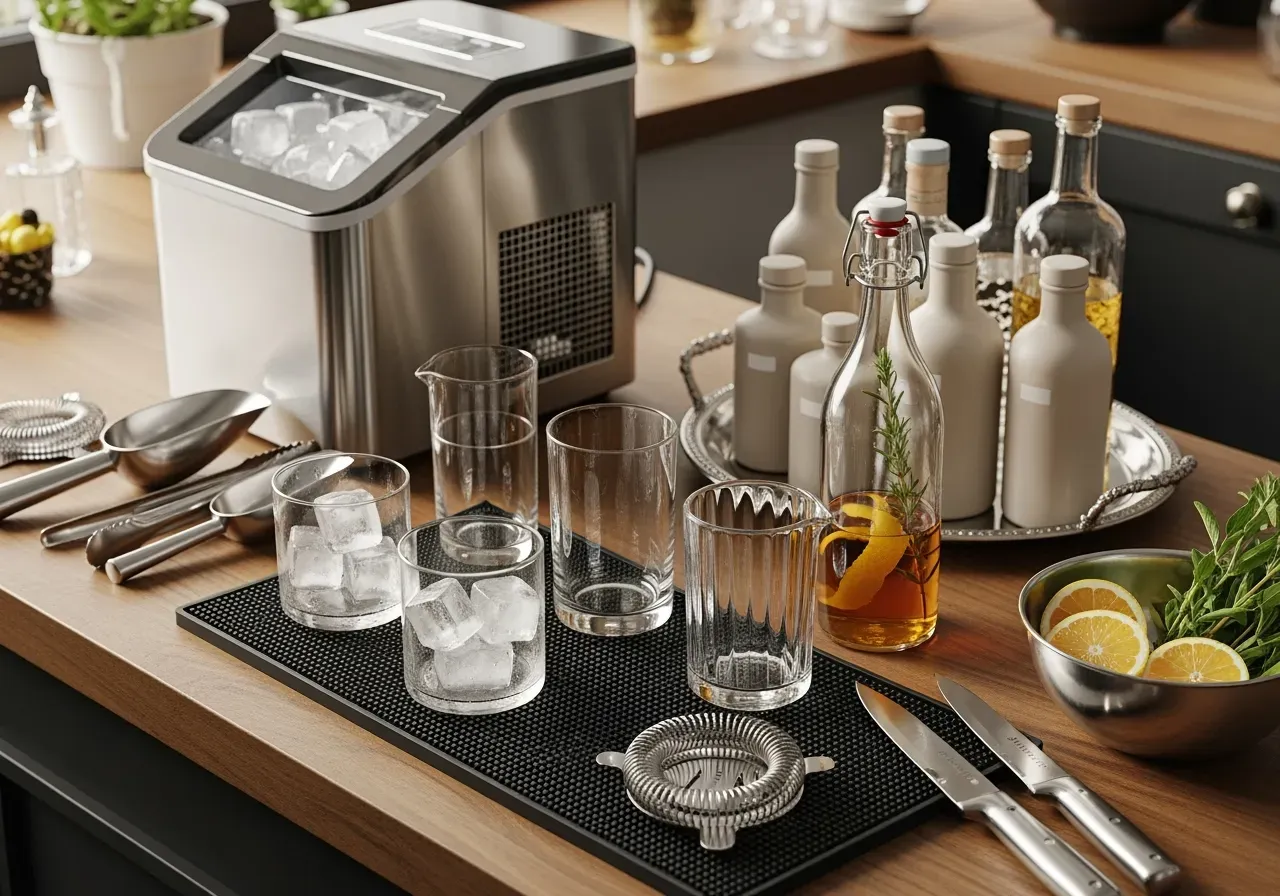 Hällkork och flaskstopp i baren