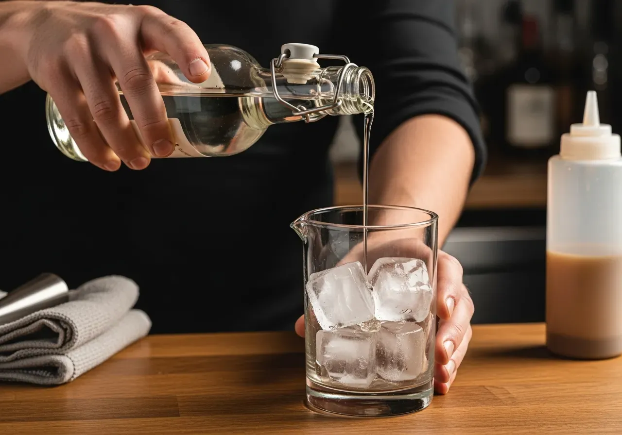 Matcha skänkpropp till flaskstorlek