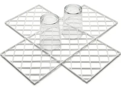 10 st Glasmattor