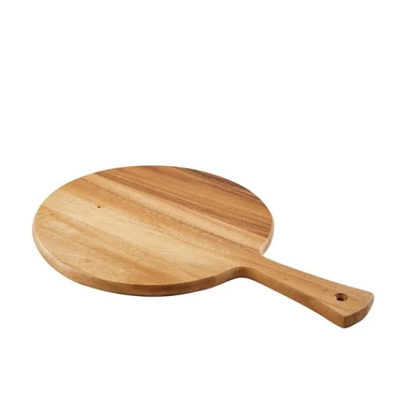 Acacia Trä Pizza Paddle Från Genware 28 Cm i Diameter