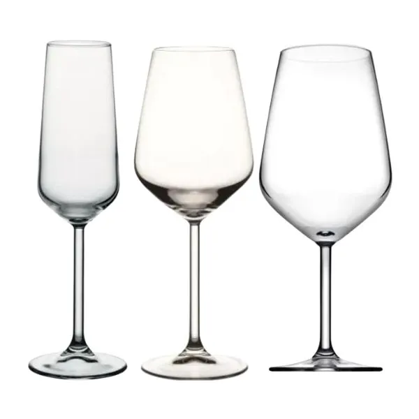 Allegra Serien Sät Röd, Vit & Champagne