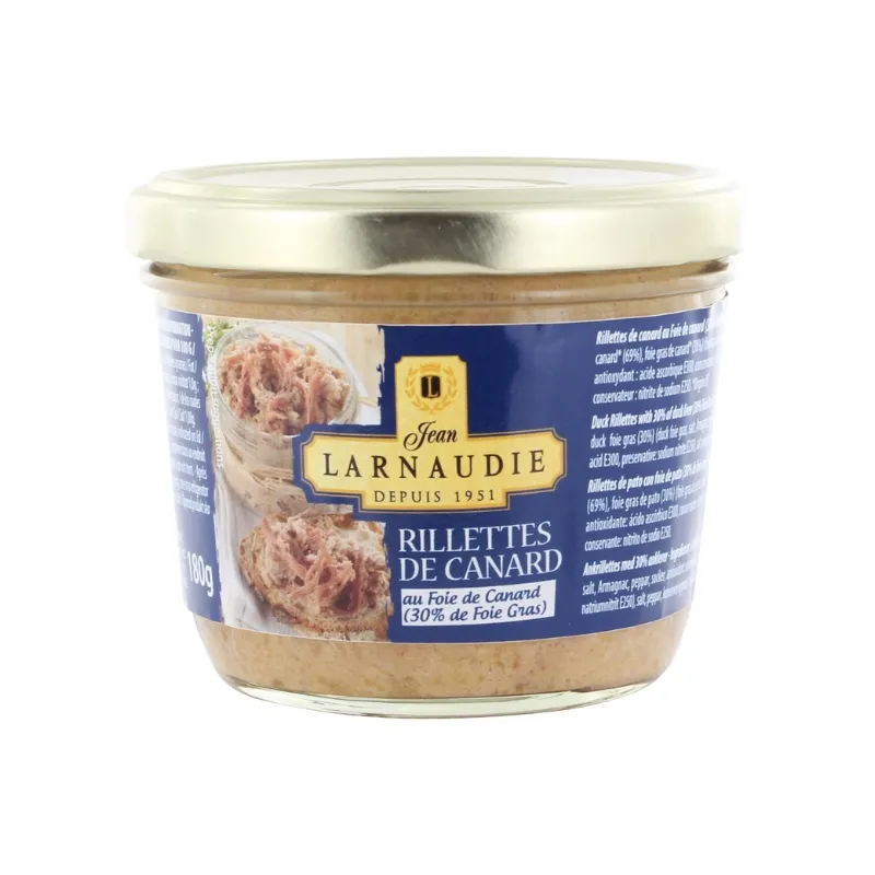Ande Rillette M/foie Gras 180g