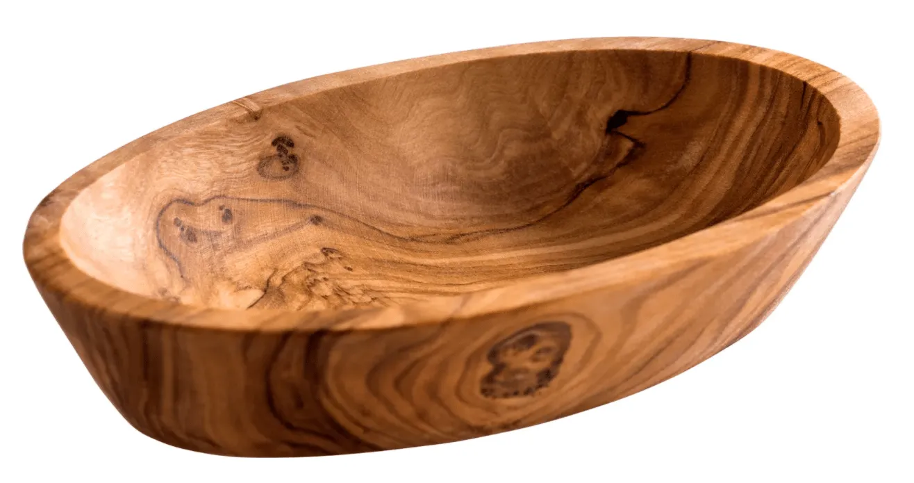 Aps Skål, Olivträ, 5 Cl, 12 x 7,5 Cm