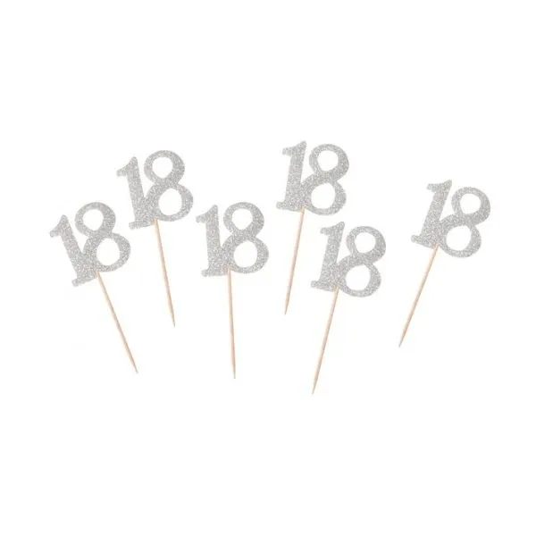 B&C Picks 18 Silver 6 Stk.