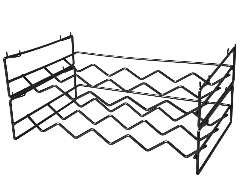Bacchus Vinreol 2 Stk. Svart Lack - 48,4 Cm