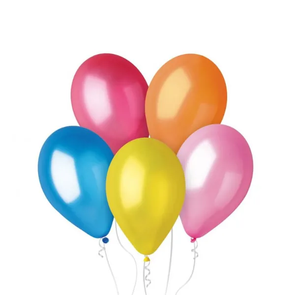 Ballong Gm110 Metall 12" Flerfärgad 100 St.