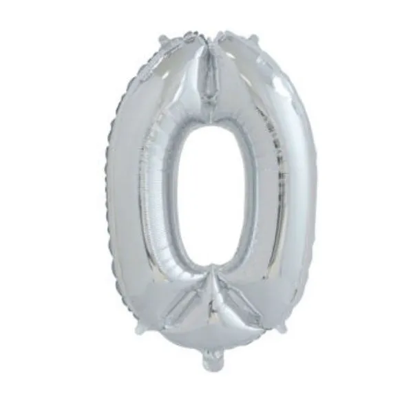 Ballong Nummer "0" 65 Cm.