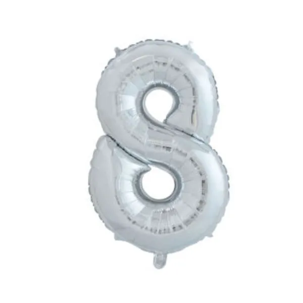 Ballong Nummer "8" 65 Cm.