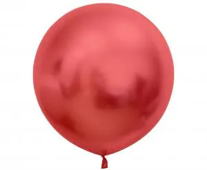 Ballonger - Platin Eller Röd 60 Cm / 2 St.