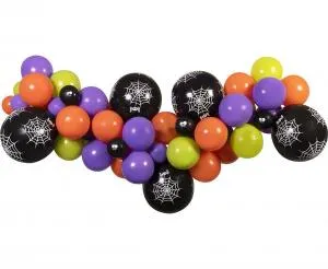 Ballongirlang Halloween Gör-det-själv (Traditionell) 65 Ballonger + Tejp