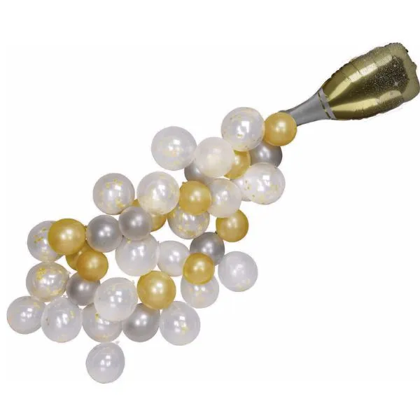 Ballongsats Champagnebubblor