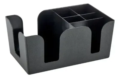 Bar Caddy Svart Plast