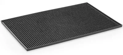 Barmatta 455x305x10 mm svart gummi
