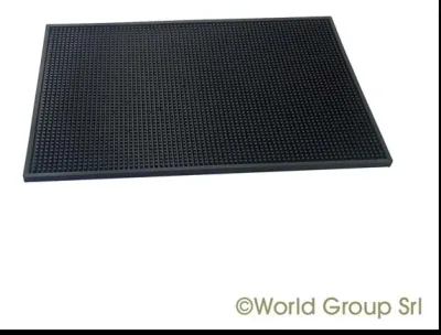 Barmatta Solid Svart 30x45
