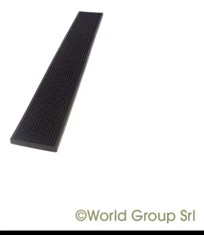 Barmatta Solid Svart 70x10 cm