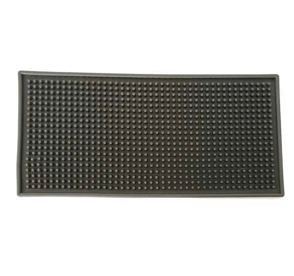 Barmatta Svart Mjuk 15x30 cm