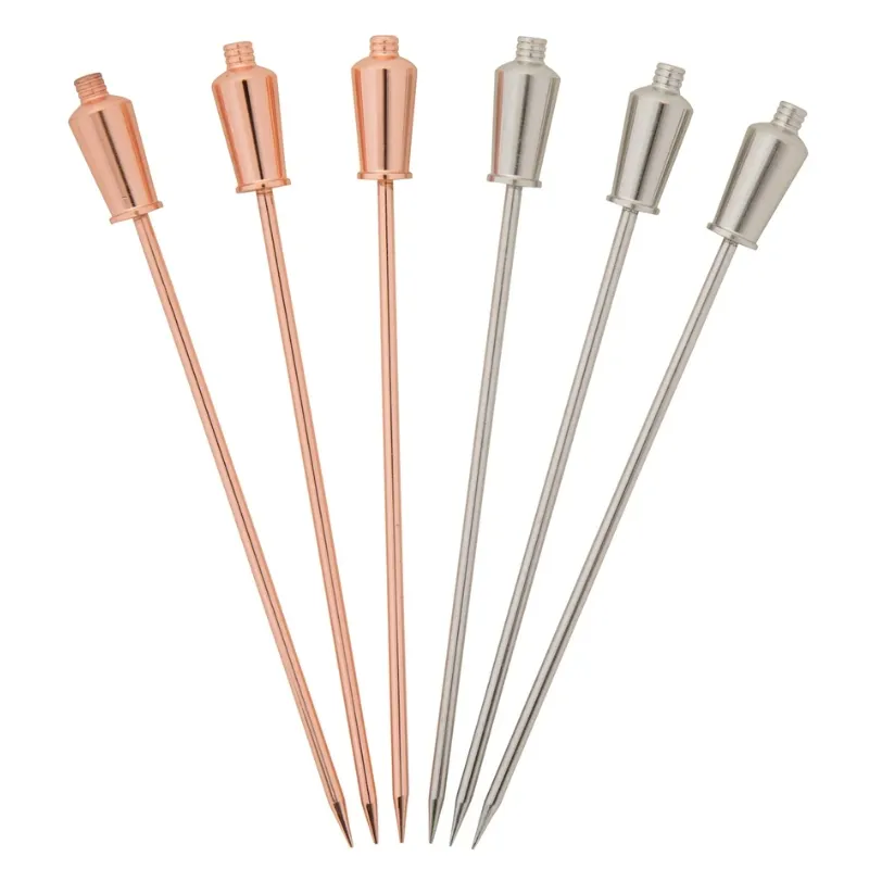 Barprofessional Cocktailpicks Stål Shaker - 6 Stk