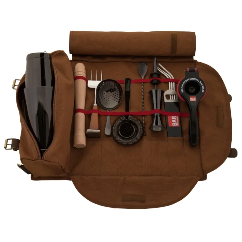 Bartender Rullesæt Komplet - Sort