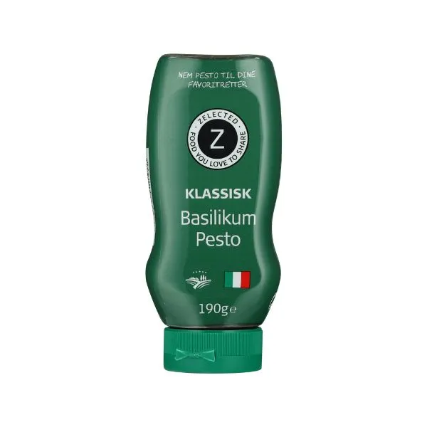 Basilika Pesto Squeeze 190g Zelected