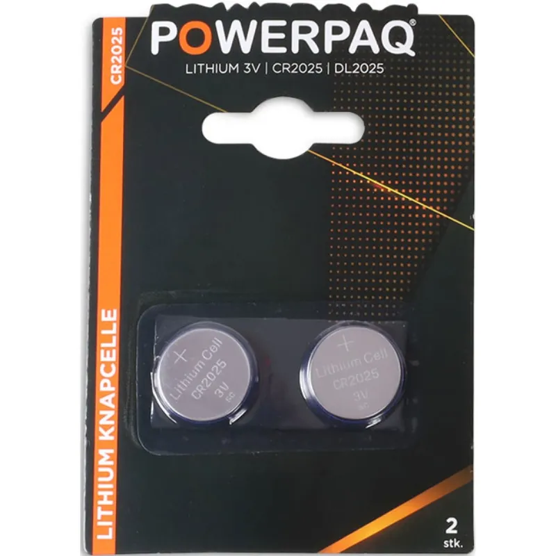 Batterier | Lithium Cr2025 | Powerpaq