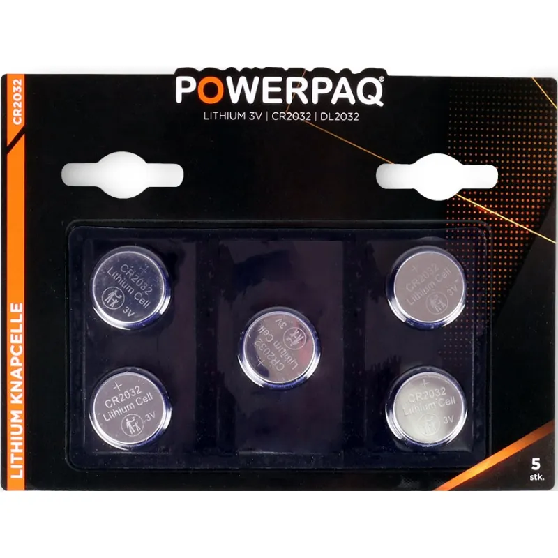 Batterier | Lithium Cr2032 | Powerpaq
