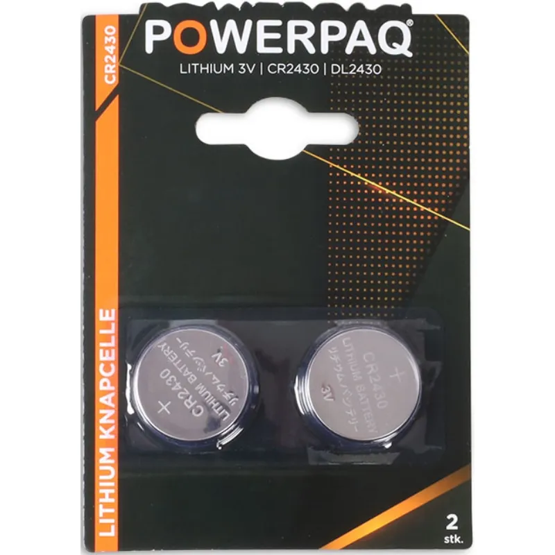 Batterier | Lithium Cr2430 | Powerpaq