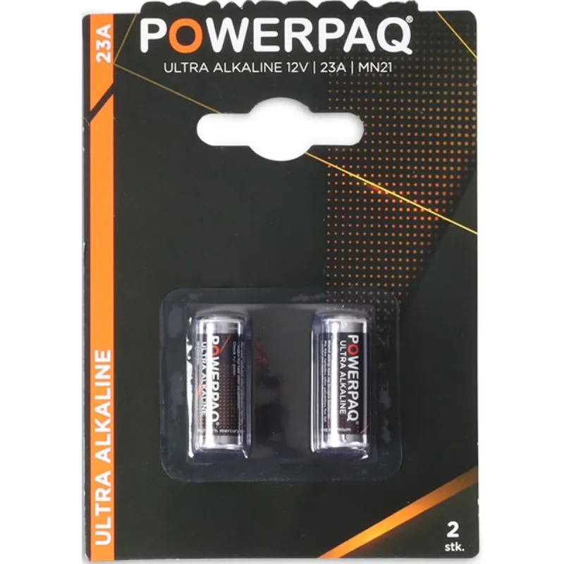 Batterier | Ultra Alkaline 23a-12v | Powerpaq