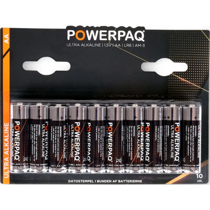 Batterier | Ultra Alkaline Aa | Powerpaq