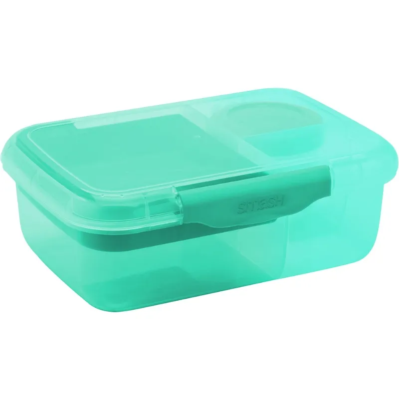 Bento Lunch Box | Madkasse Med Opdelte Rum Og Snackbøtte | 1,6 l | Smash