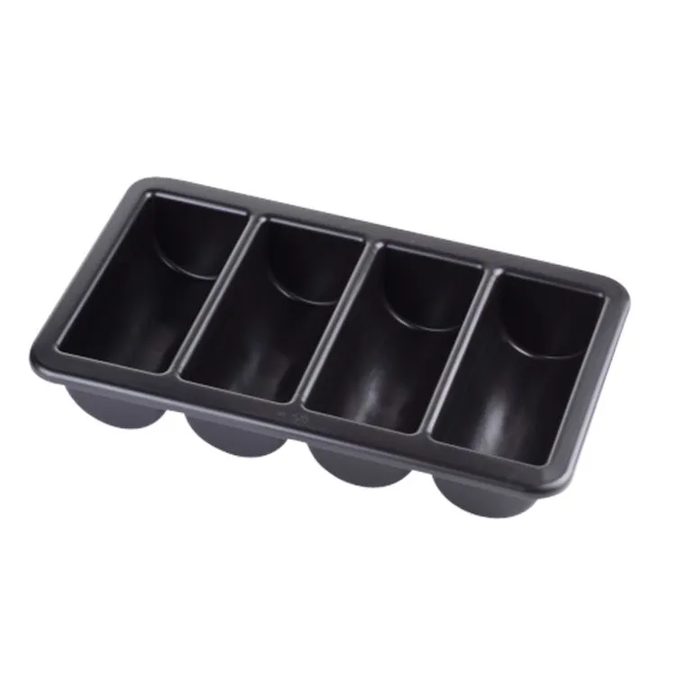 Besticklåda Svart 4 Fack 1/1 Gn