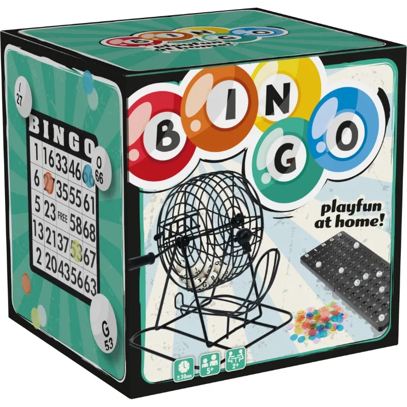 Bingo Spil Sæt Pp 18x18x16 Cm