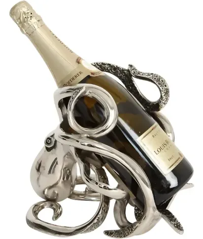 Blæksprutte Vin Flaskeholder