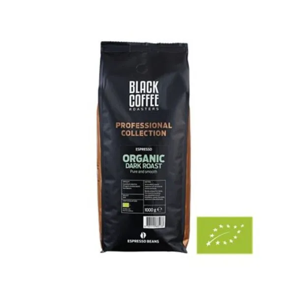 Black Coffee Roasters Pro Mörk Espresso 1 Kg Hela Bönor Eko