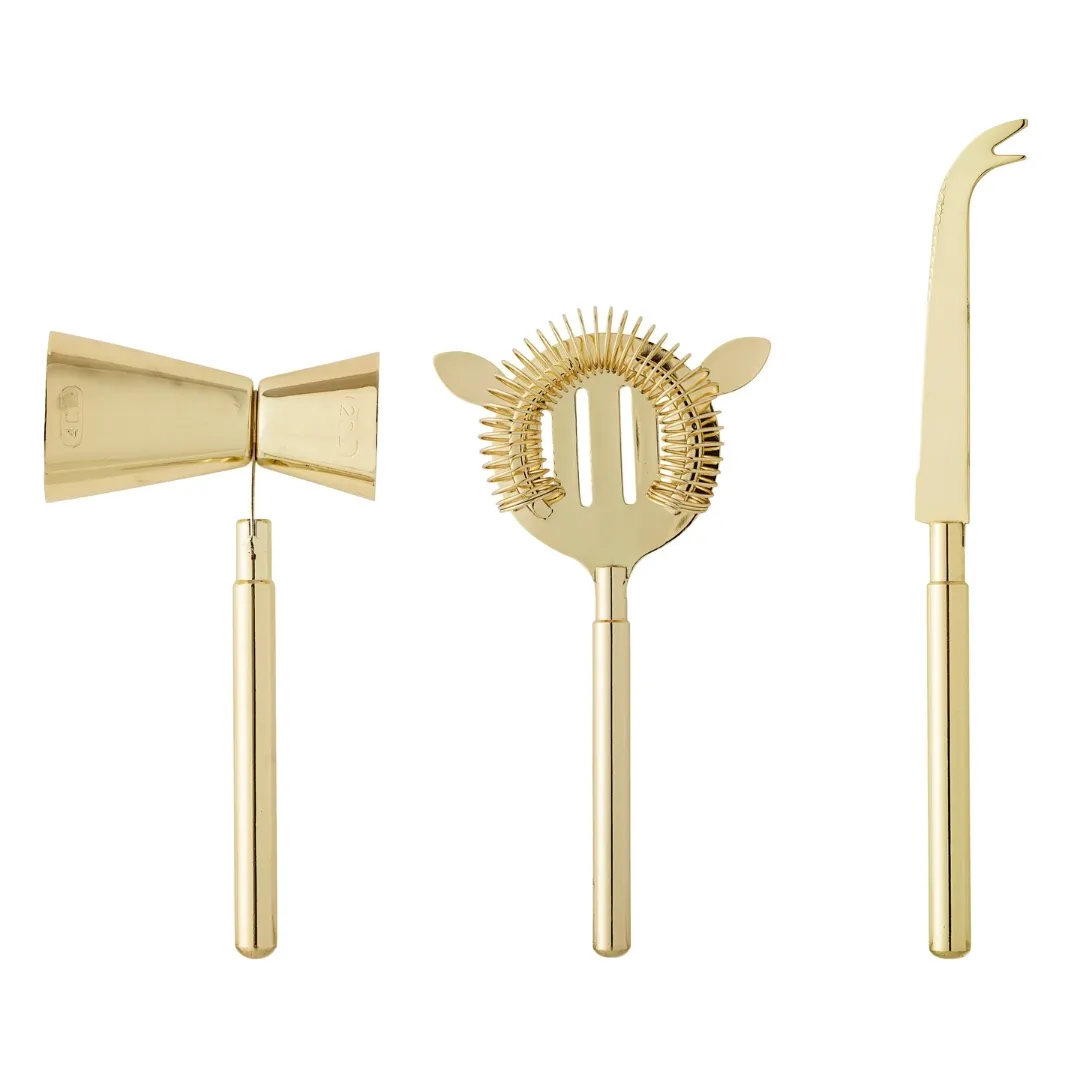 Bloomingville Cocktail Barsæt - Guld
