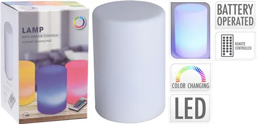 Bordlampa Med Färgskiftande Led Inkl. Fjärrkontroll