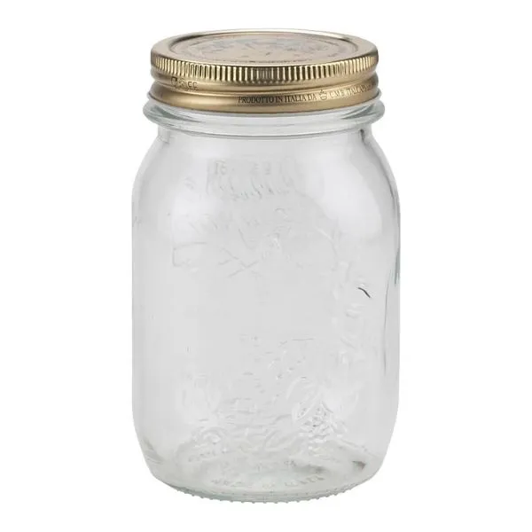 Bormioli Patentglas Med Skruelåg 0,5 Ltr.