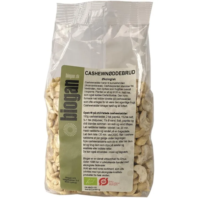 Cashewnötter i Bitar Ekologiskt 500g