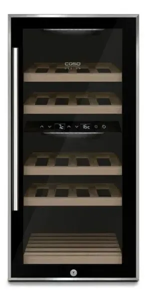 Caso Winecomfort 24 Svart