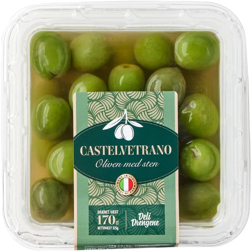 Castelvetrano Oliv i Saltlake 170g