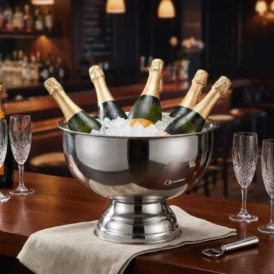 Champagnekylare Economic Rostfritt Stål 9,5 l