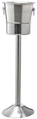 Champagnekylare Med Golvstativ Rostfritt Stål Ø20x63cm