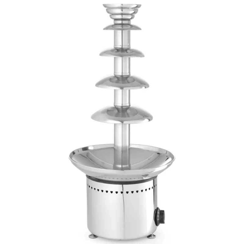 Chokladfontän 5-lagers Rostfritt Stål 265w