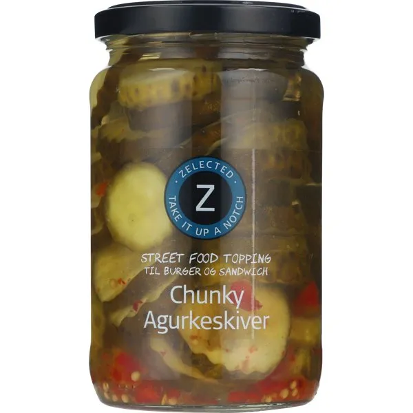 Chunky Gurkskivor 330g Zelected