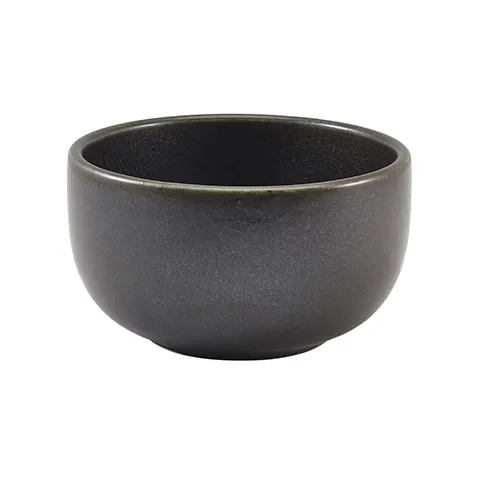 Cinder Sort Rund Skål 12,5cm - Terra